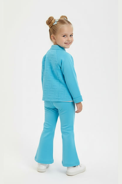 Stylish cozy Jacket and Bell Bottom Pants (LPWG-0008)