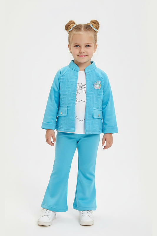 Stylish cozy Jacket and Bell Bottom Pants (LPWG-0008)