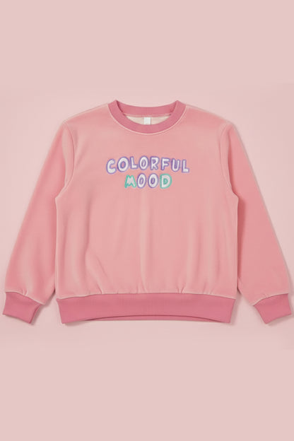 Embroidered Premium Velvet Sweatshirt (LPWG-0006)