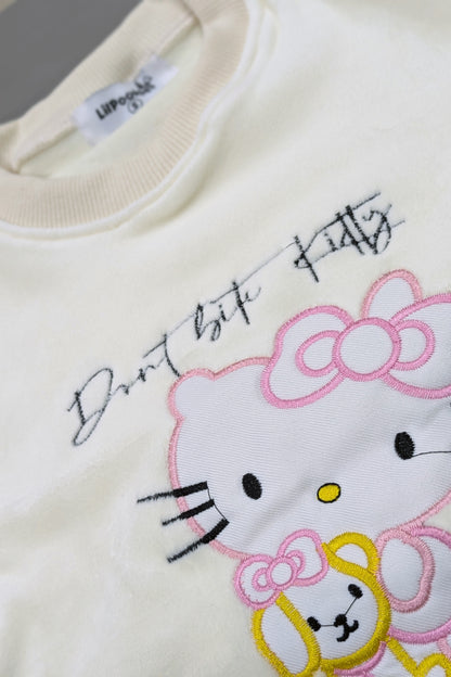 Embroidered Premium Velvet Sweatshirt (LPWG-0007)