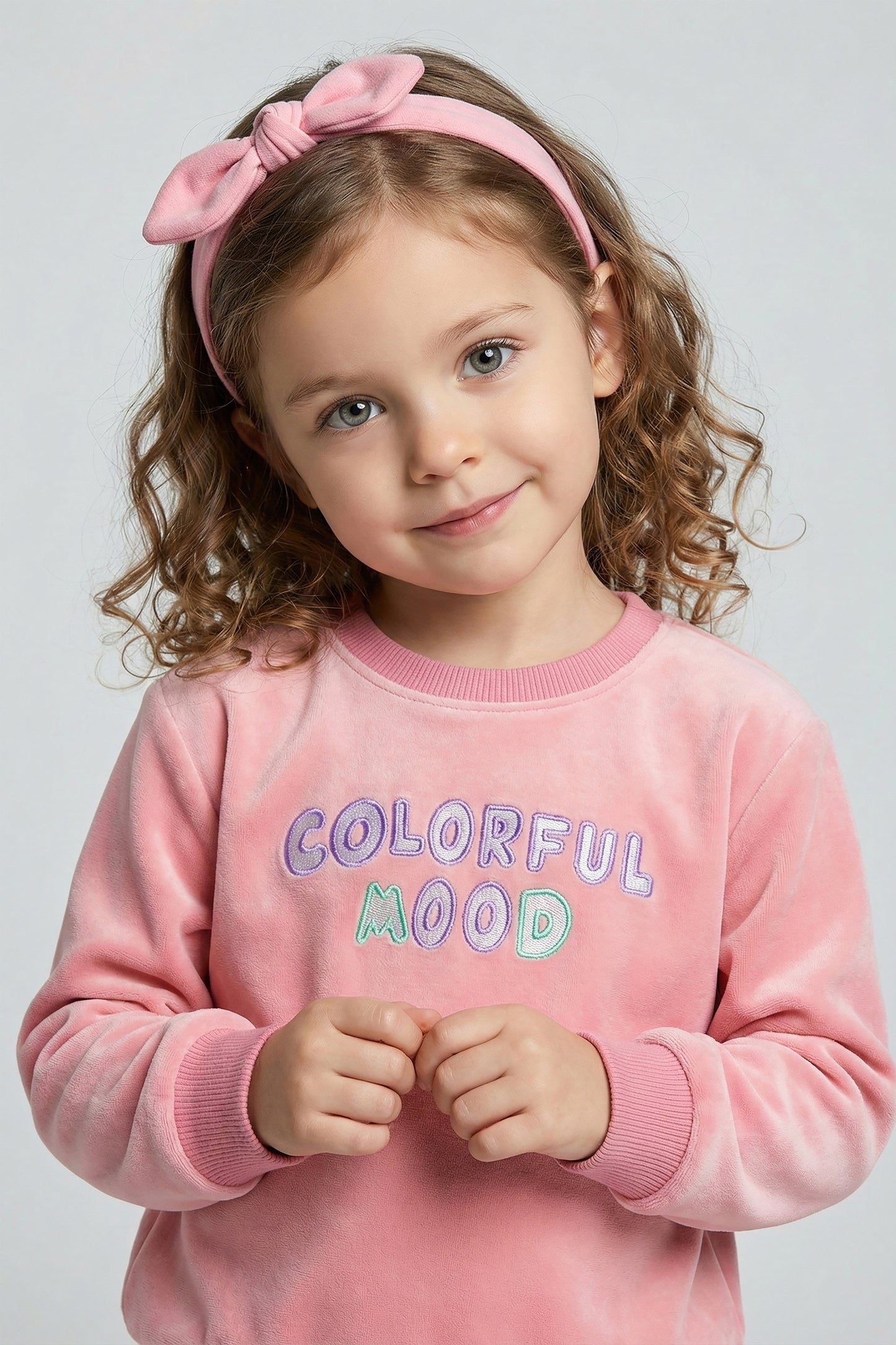 Embroidered Premium Velvet Sweatshirt (LPWG-0006)