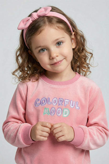 Embroidered Premium Velvet Sweatshirt (LPWG-0006)