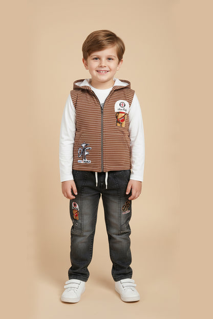 Full Sleeve Hoodie with Denim Pant (LPWB-0005)