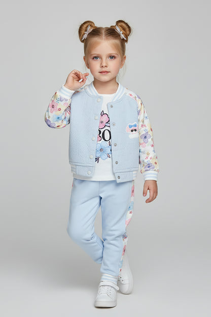 Floral Bomber Jacket & Jogger Set (LPWG-0010)