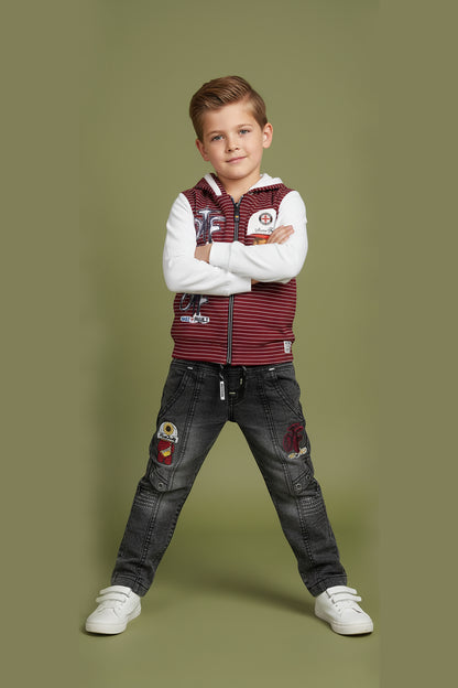 Full Sleeve Hoodie with Denim Pant (LPWB-0005)