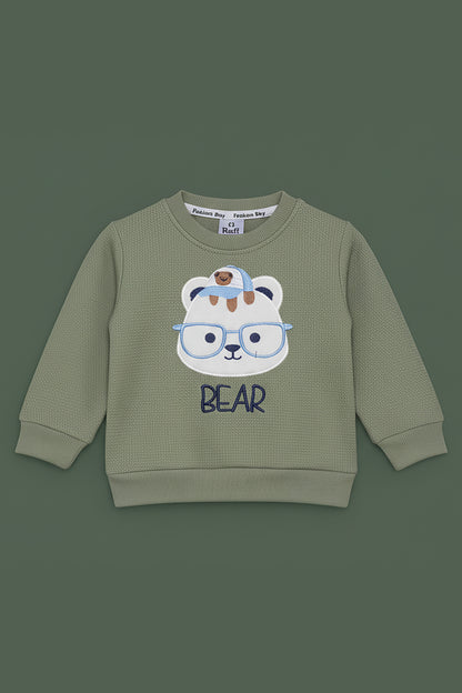 Premium Terry Embroidered Bear Tracksuit (LPWB-0004)