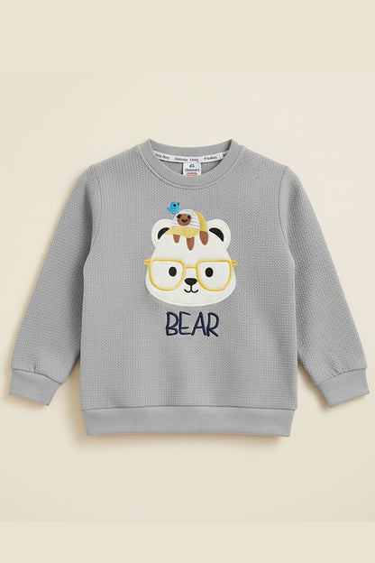 Premium Terry Embroidered Bear Tracksuit (LPWB-0004)